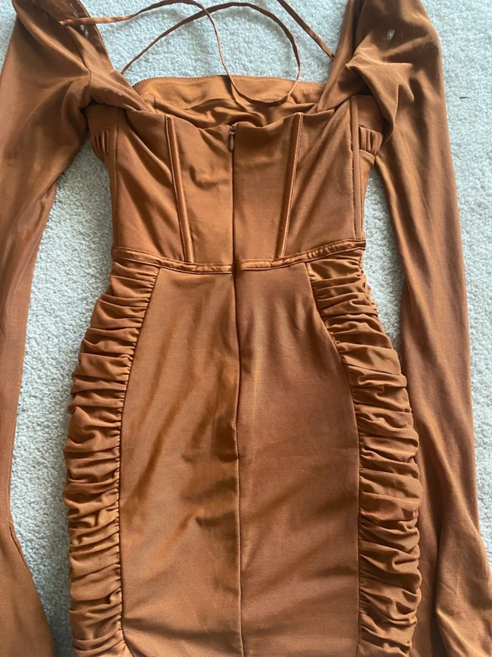 Oh Polly size XS-2 corset mini gathered dress - Picture 6 of 6